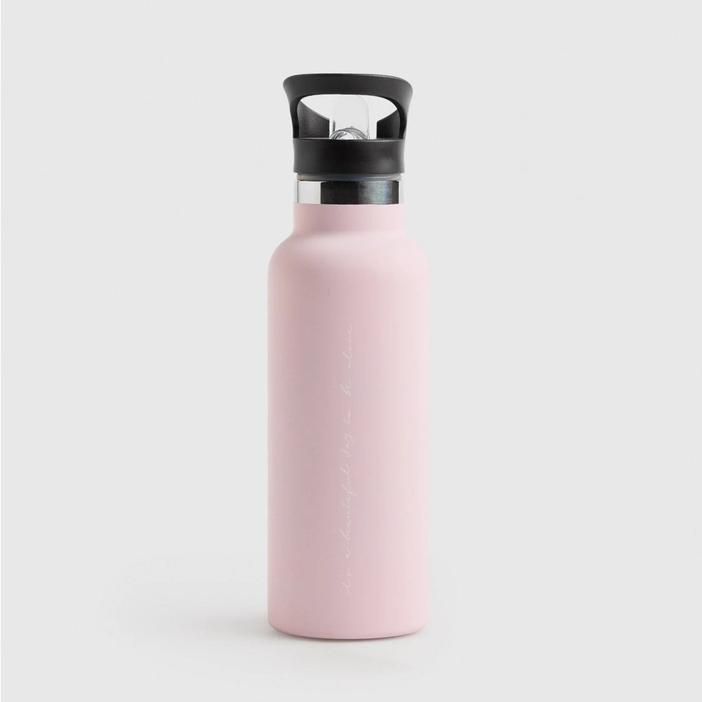 Whitney Simmons x Gymshark Pressed Petal Pink water bottle